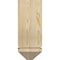 Ekena Millwork Merced Arts and Crafts Rough Sawn Bracket w/ Offset Brace, Douglas Fir, 8"W x 20"D x 20"H BKT0806X20X20MRC03RDF - alternate 4